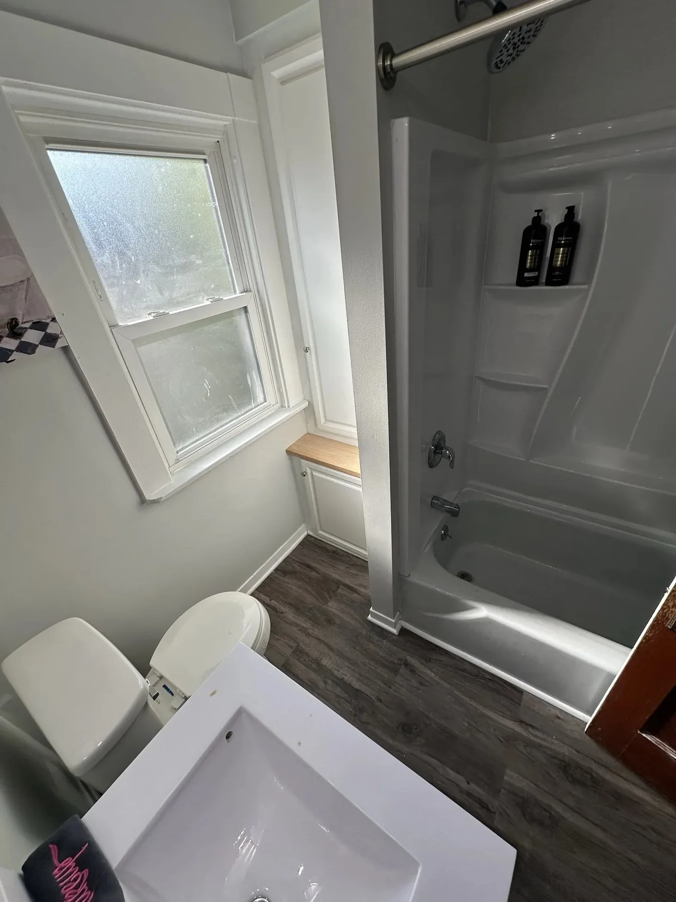 Upper bathroom — second angle at Home Sweet Wyom