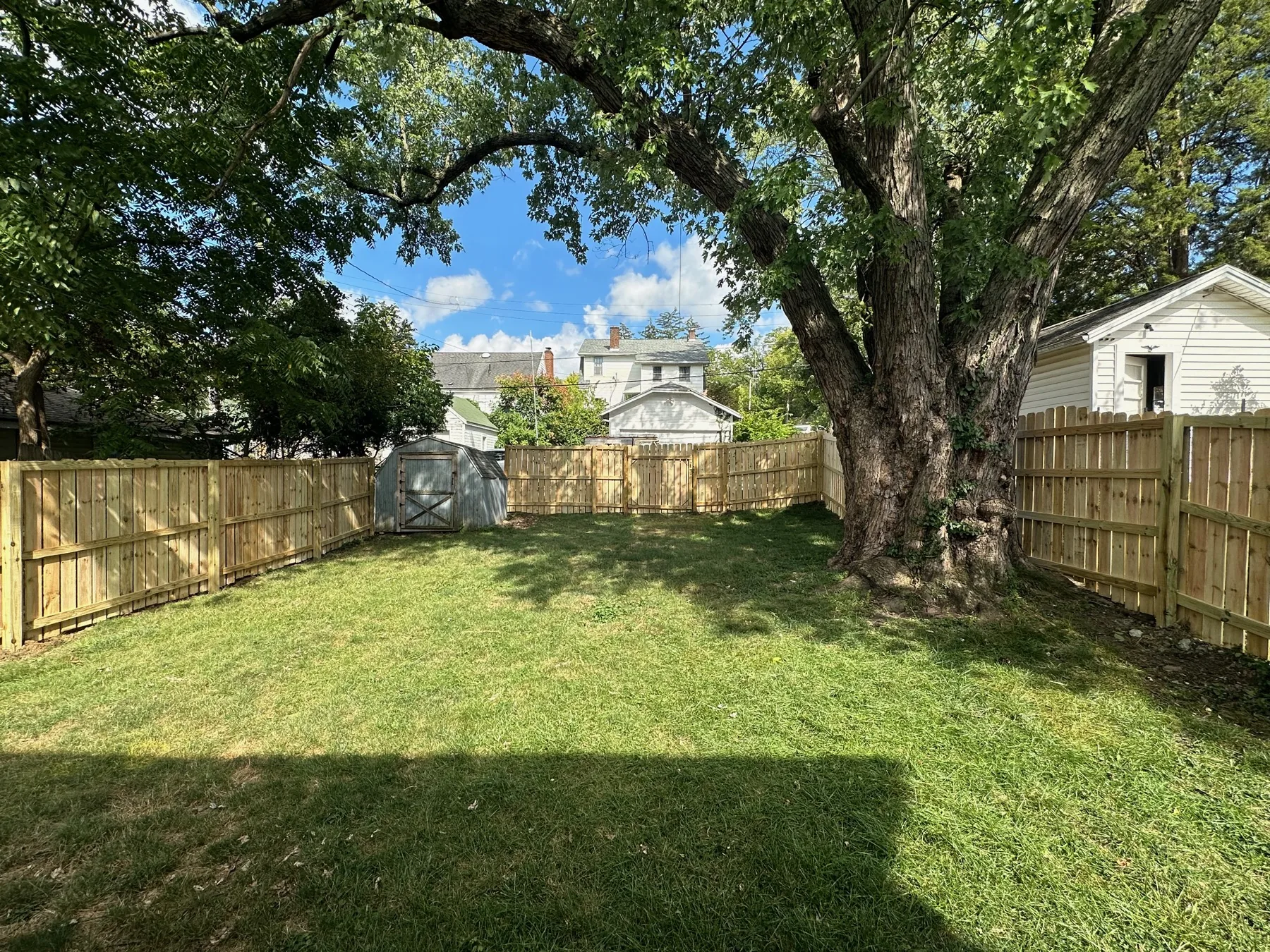 Backyard at The Home on Cherrywood, Dayton OH