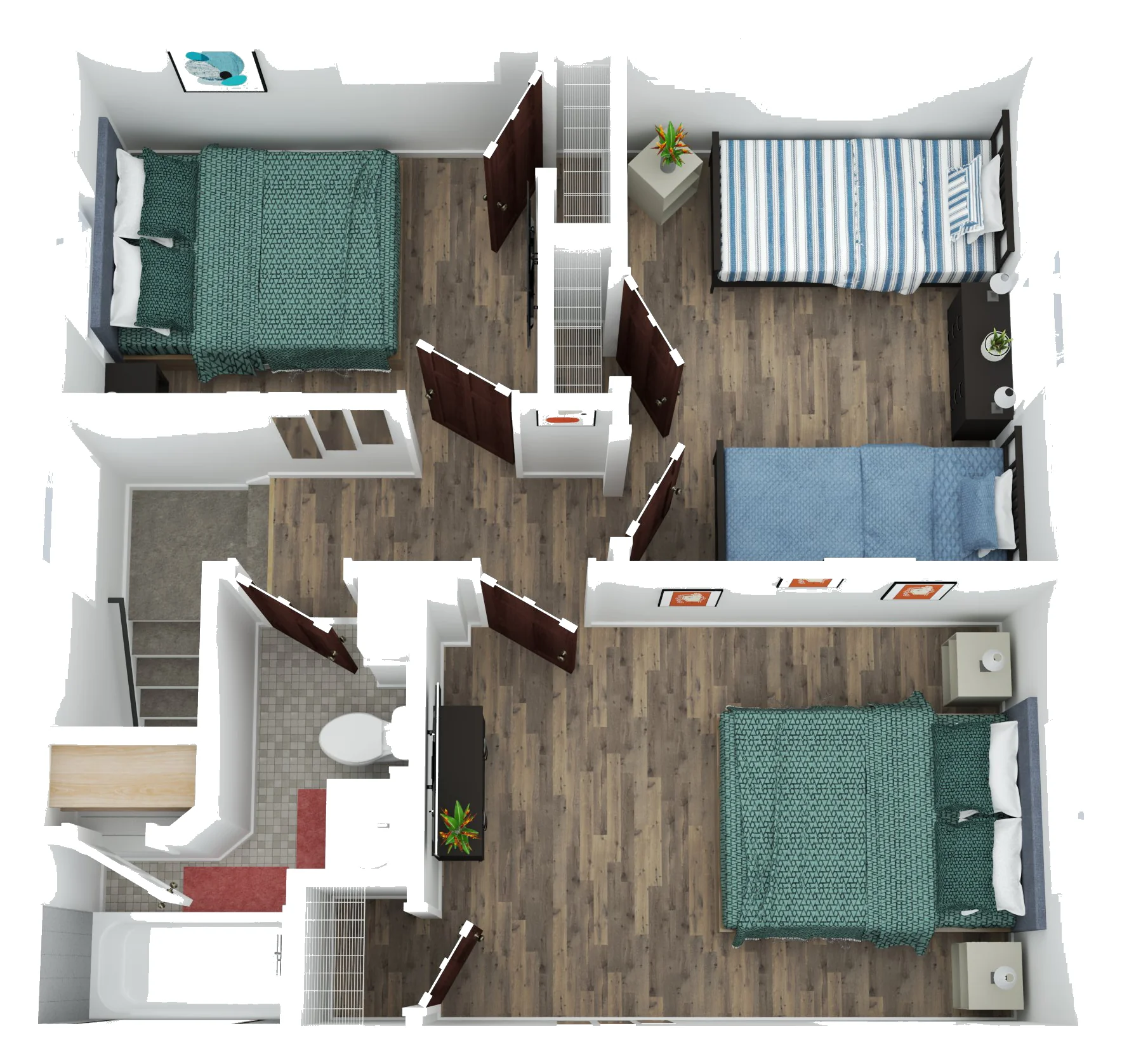 Upper Floor floor plan — The Home on Cherrywood