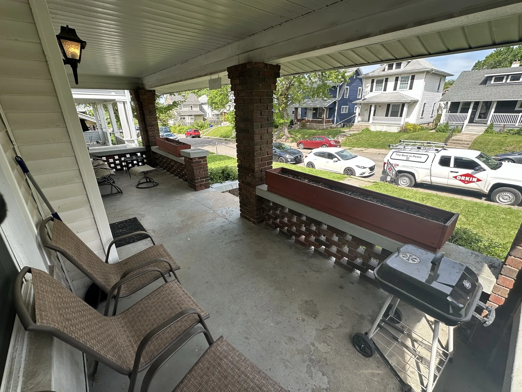 Front porch at The House on Pritz, Dayton OH