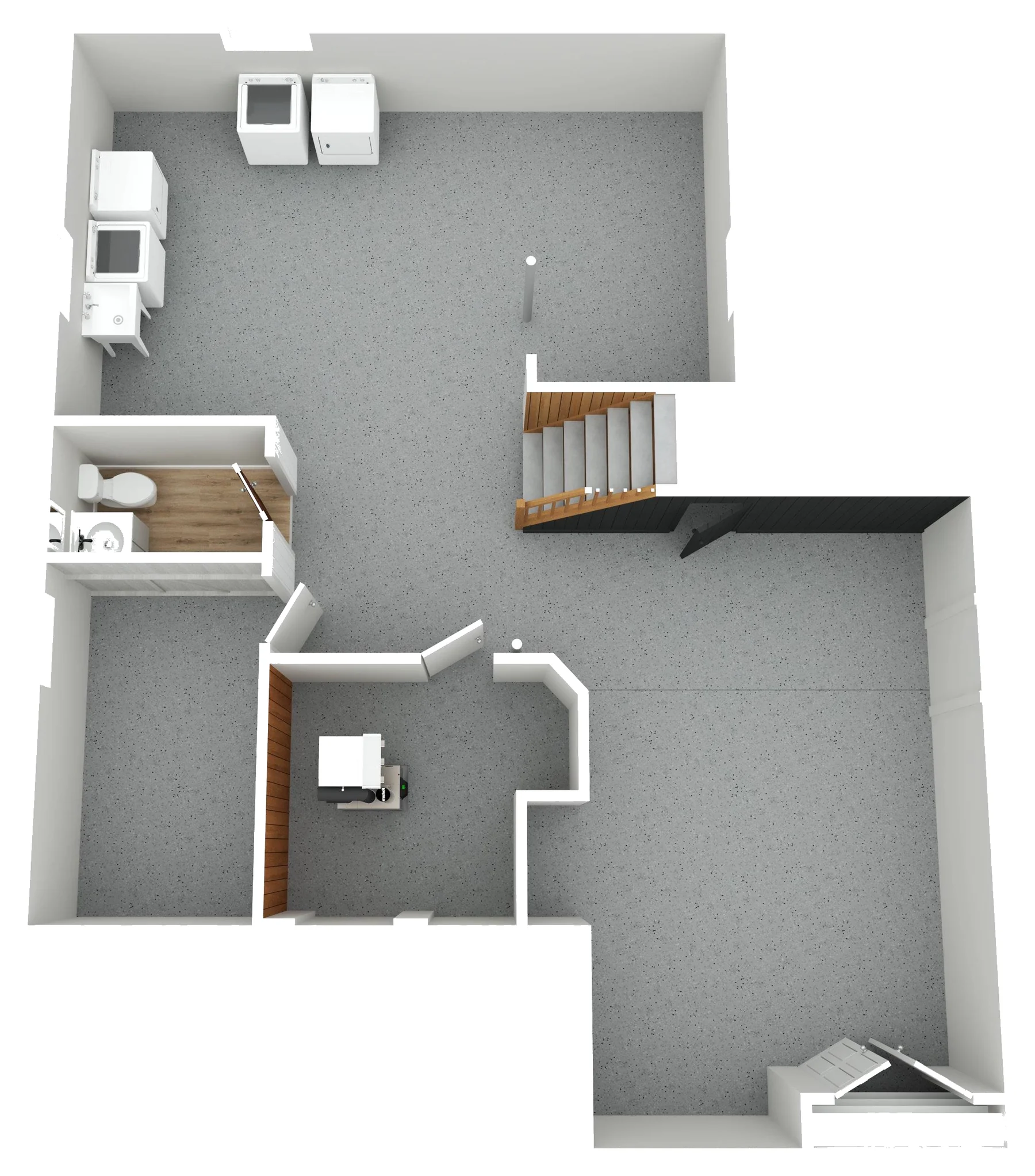 Basement floor plan — The Land of Cleve