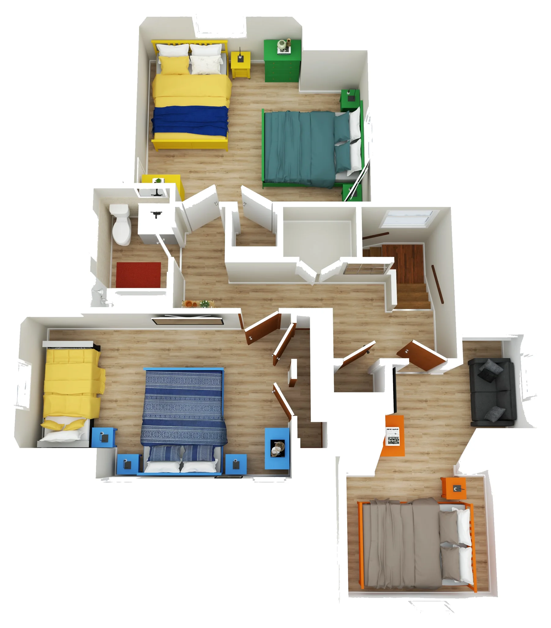 Upper Floor floor plan — The Land of Cleve