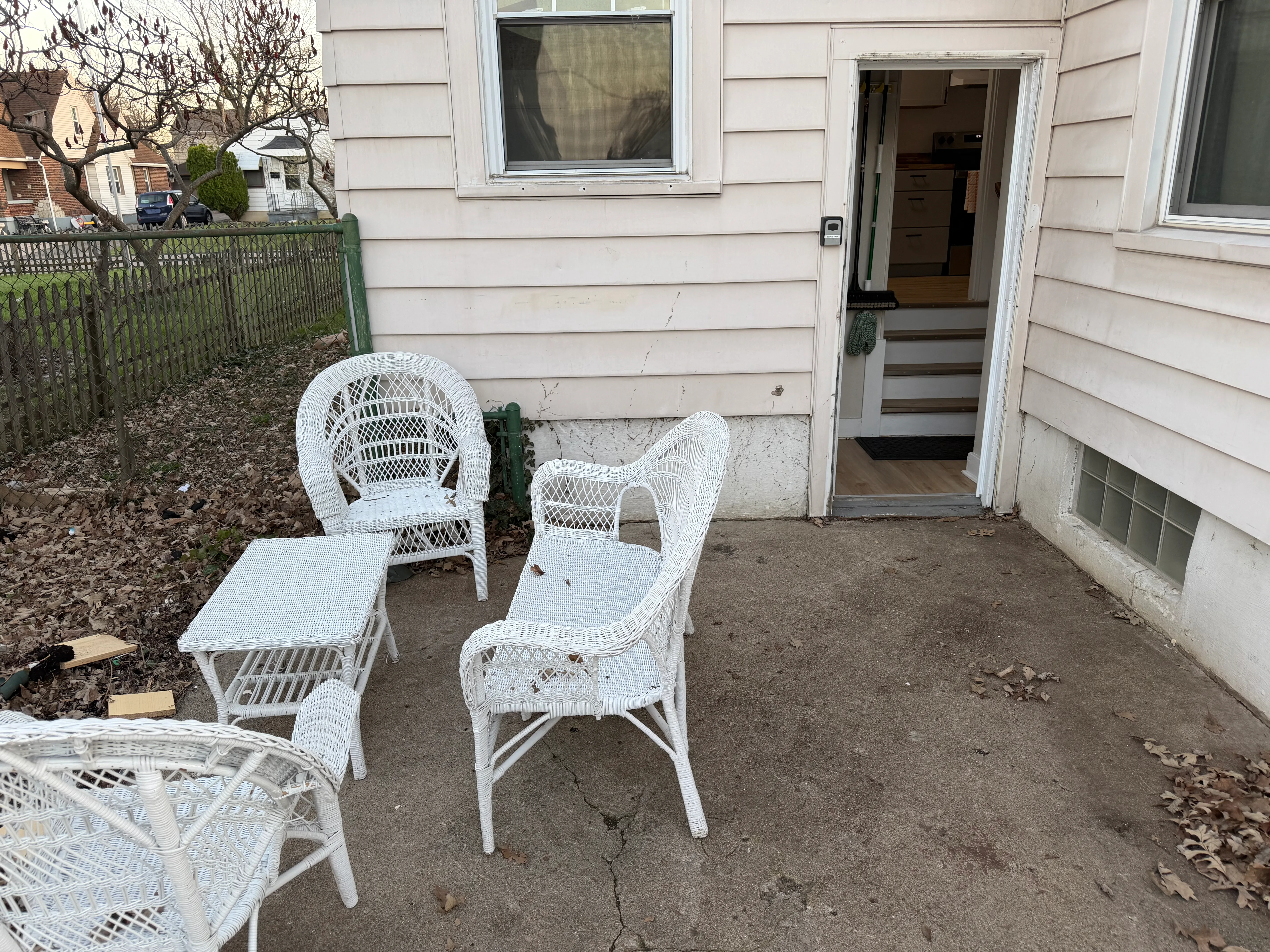Private patio at The Land of Cleve, Dayton OH