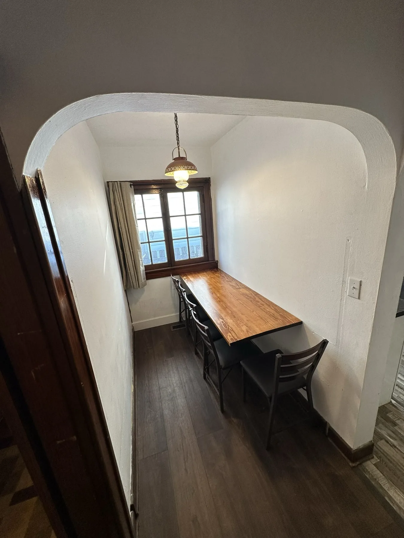 Dining nook at The Wright House, Dayton OH