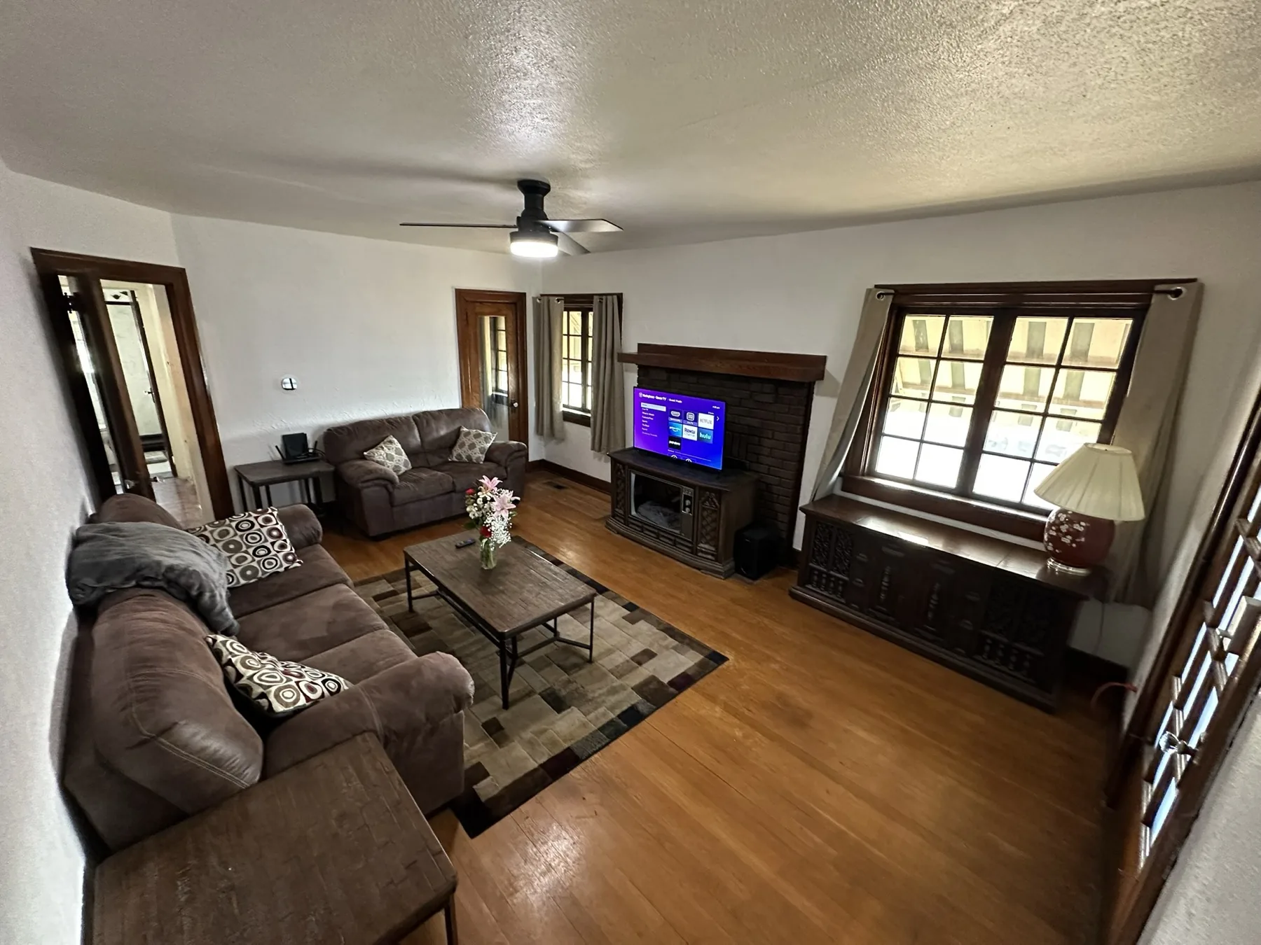 Living room at The Wright House, Dayton OH